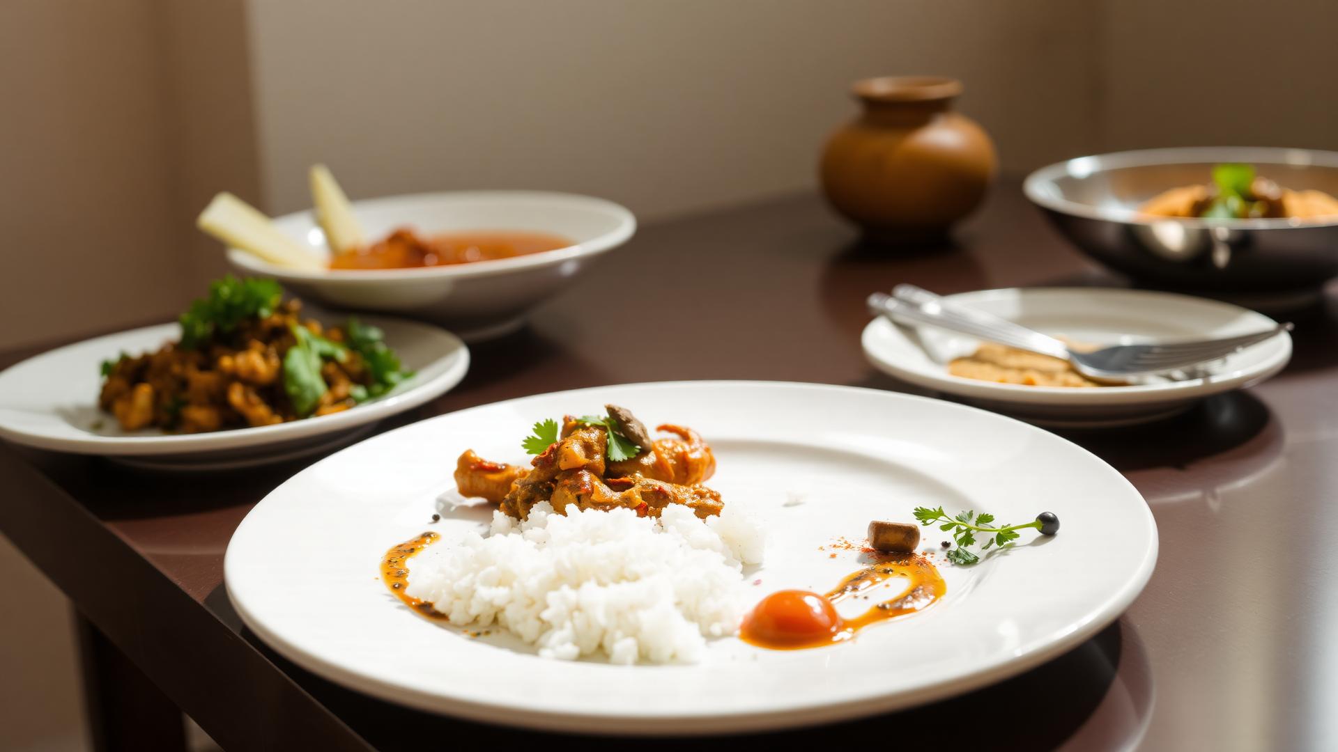 香辛料を用いたインド料理